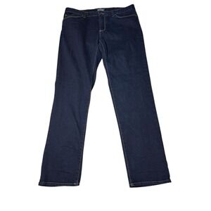 L.L.Bean‎ Signature Men Slim Straight Fit Dark Wash Jeans Size 38W 34